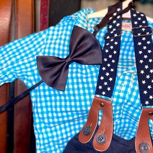 Boys 3-6months 4 piece toddler suit